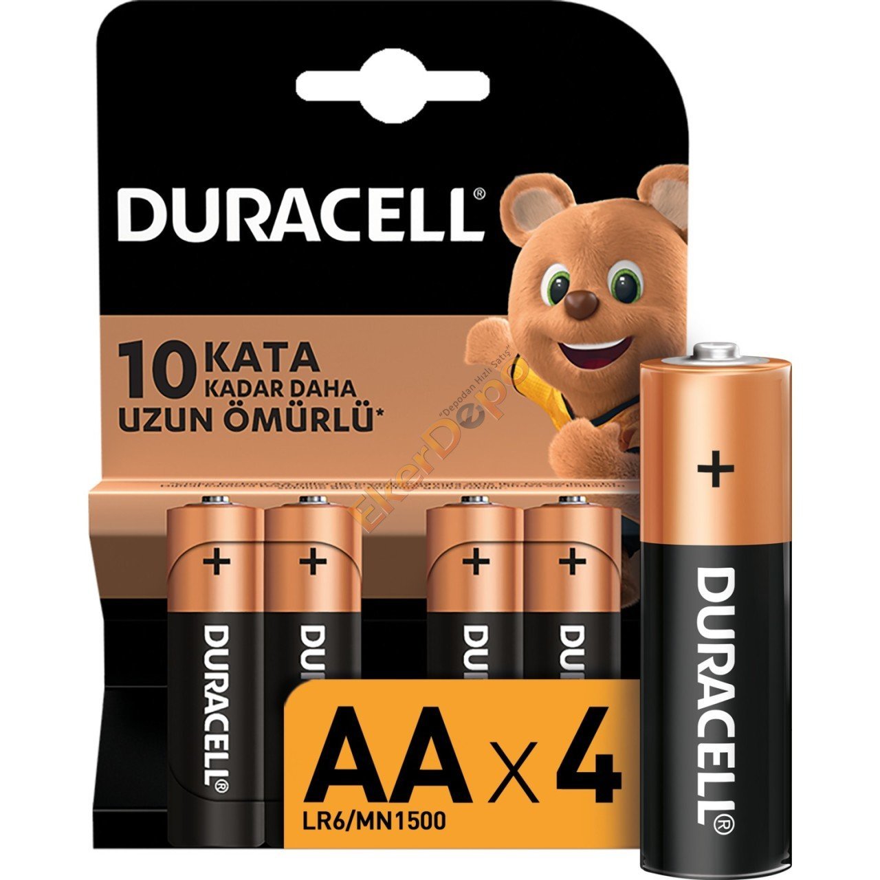 DURACELL ALKALİN KALEM PİL (AA) 4'LÜ