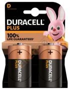 DURACELL PLUS ALKALİN BÜYÜK BOY 2'Lİ (LR20/D)