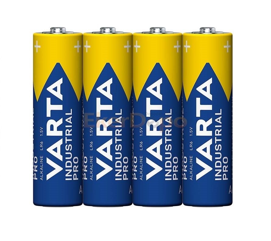 VARTA İNDUSTRİAL ALKALİN KALEM PİL AA 4'LÜ