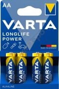 VARTA LONGLİFE POWER KALEM PİL AA 4'LÜ