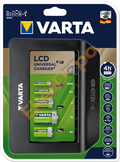 VARTA LCD UNIVERSAL PİL ŞARJ CİHAZI