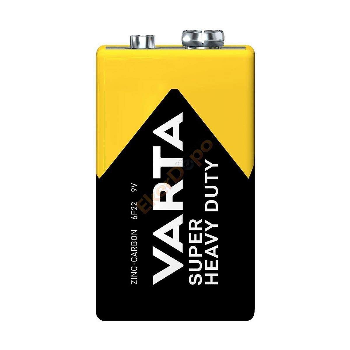 VARTA SÜPER HEAVY DUTY ÇİNKO-KARBON 9V PİL