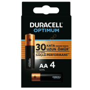 DURACELL OPTIMUM ALKALİN KALEM PİL LR6/AA 4'LÜ PAKET
